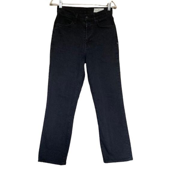 Imogene & Willie Black Rinse Selvedge Denim High Rise Sophie Jeans Women Size 25 - Picture 1 of 16